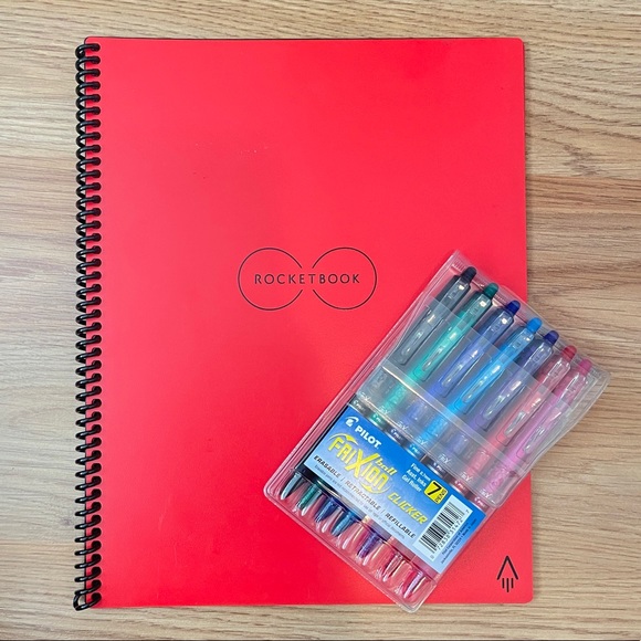 Rocketbook Office Rocketbook Everlast Notebook Erasable Pens Combo Poshmark